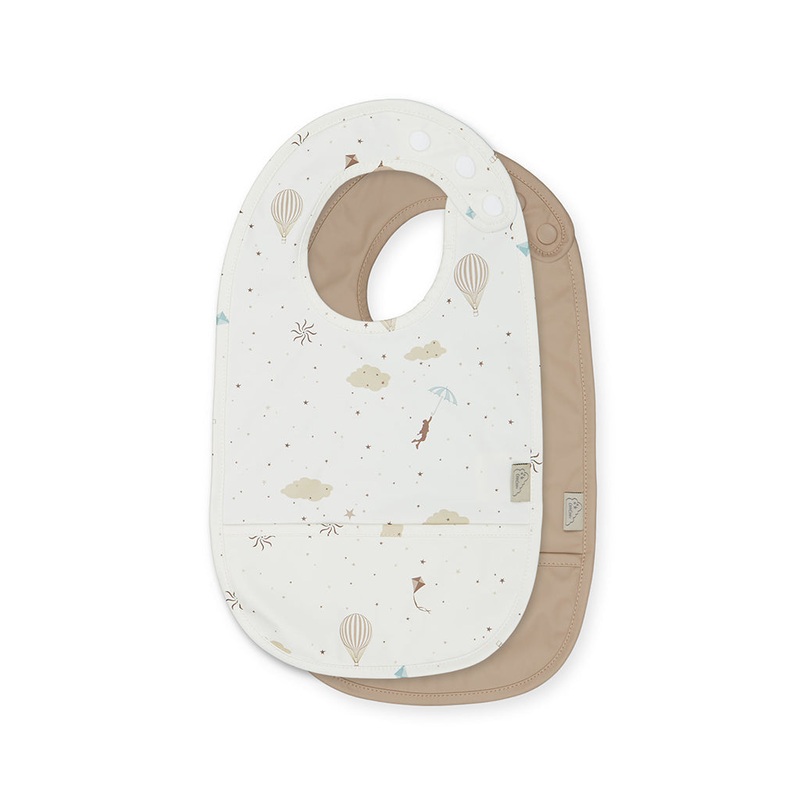 Cam Cam Copenhagen Bib with Pocket 2 Pack Dreamland