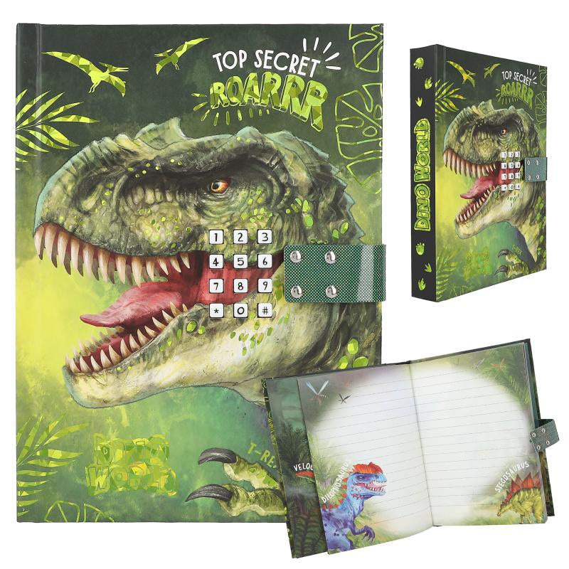 Depesche Dino World Diary with Secret Code