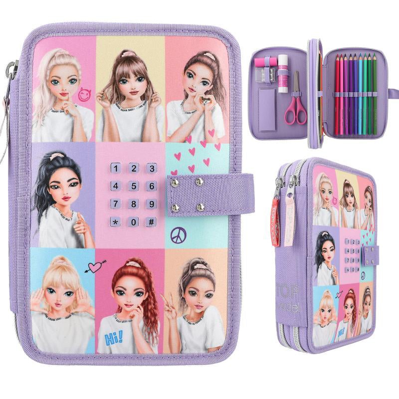 Depesche Topmodel Pencil Case with Code Snap Shots