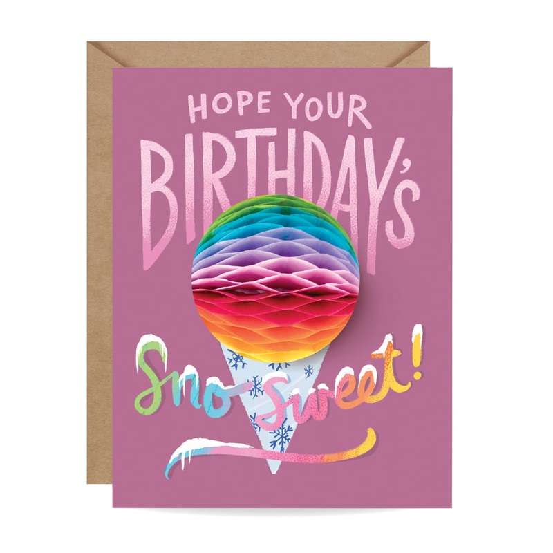 Inklings Paperie Sno Cone Pop-Up Card