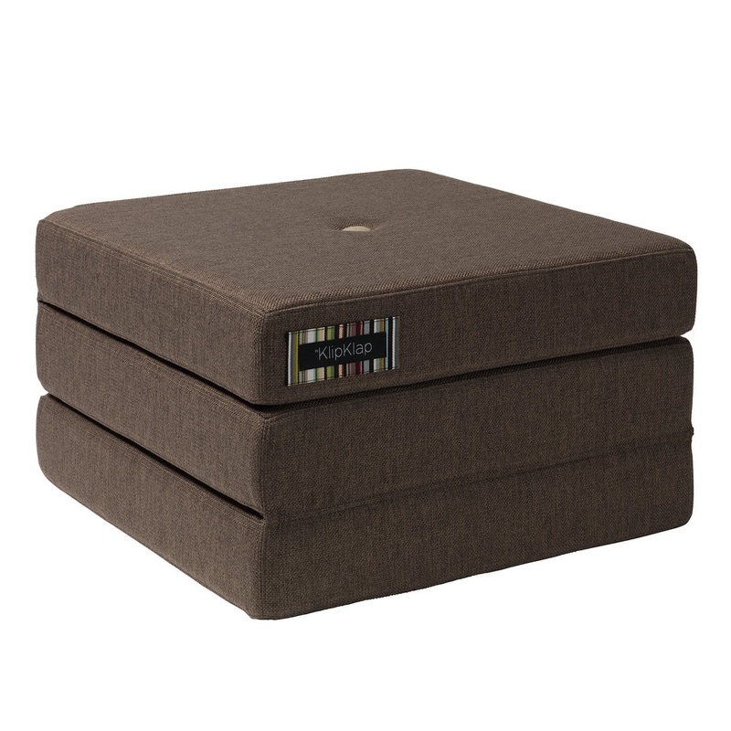by KlipKlap KK 3 Fold Single 35x65x65cm - Brown W. Sand (Pre-Order; Est. Delivery in 3-6 Weeks)