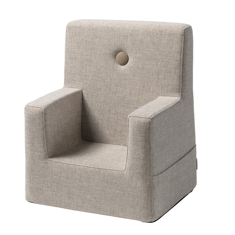 by KlipKlap KK Kids Chair 50x43x33cm - Beige W. Sand (Pre-Order; Est. Delivery in 3-6 Weeks)