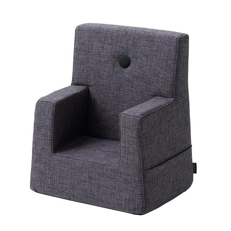 by KlipKlap KK Kids Chair 50x43x33cm - Blue Grey W. Grey (Pre-Order; Est. Delivery in 3-6 Weeks)