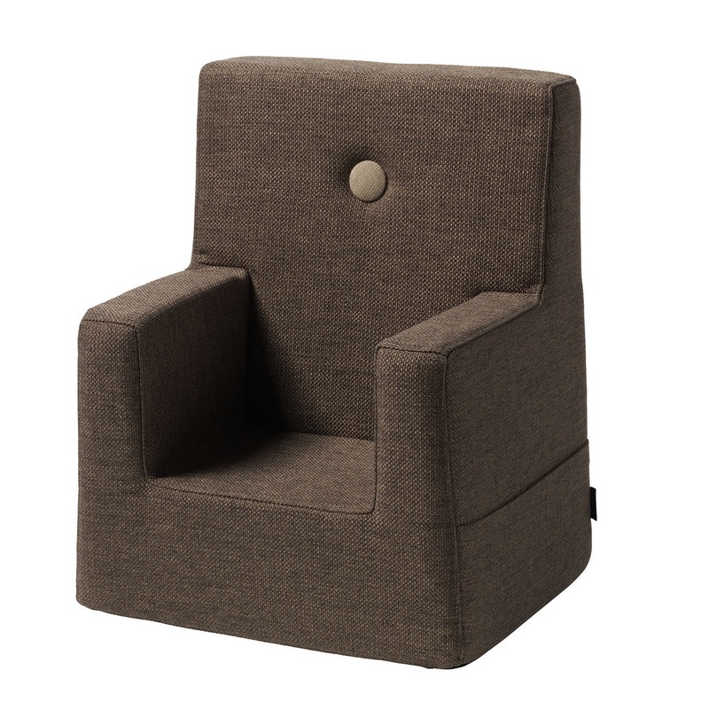 by KlipKlap KK Kids Chair 50x43x33cm - Brown W. Sand (Pre-Order; Est. Delivery in 3-6 Weeks)