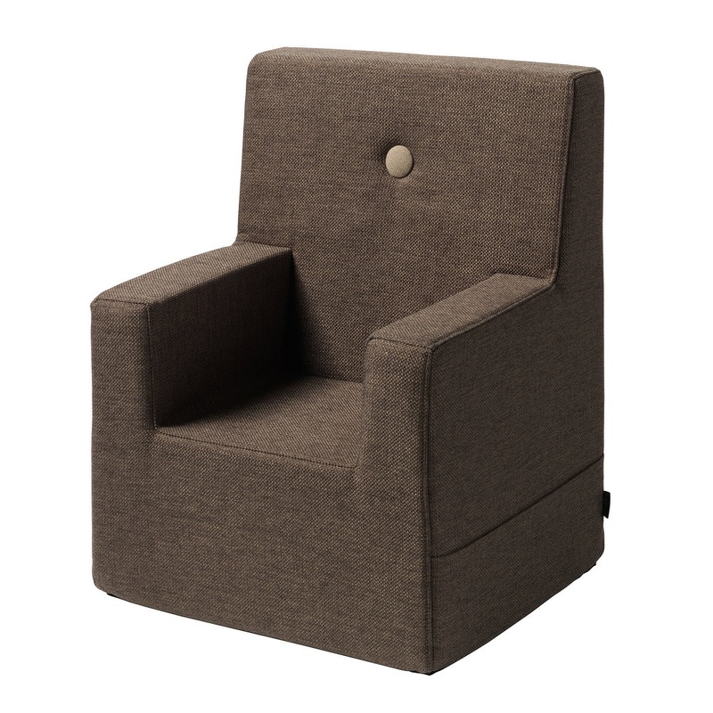 by KlipKlap KK Kids Chair XL 63x49x42cm - Brown W. Sand (Pre-Order; Est. Delivery in 3-6 Weeks)