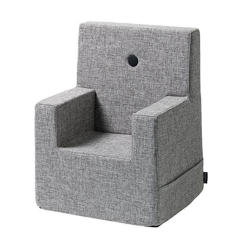 by KlipKlap KK Kids Chair XL 63x49x42cm - Multi Grey W. Grey (Pre-Order; Est. Delivery in 3-6 Weeks)
