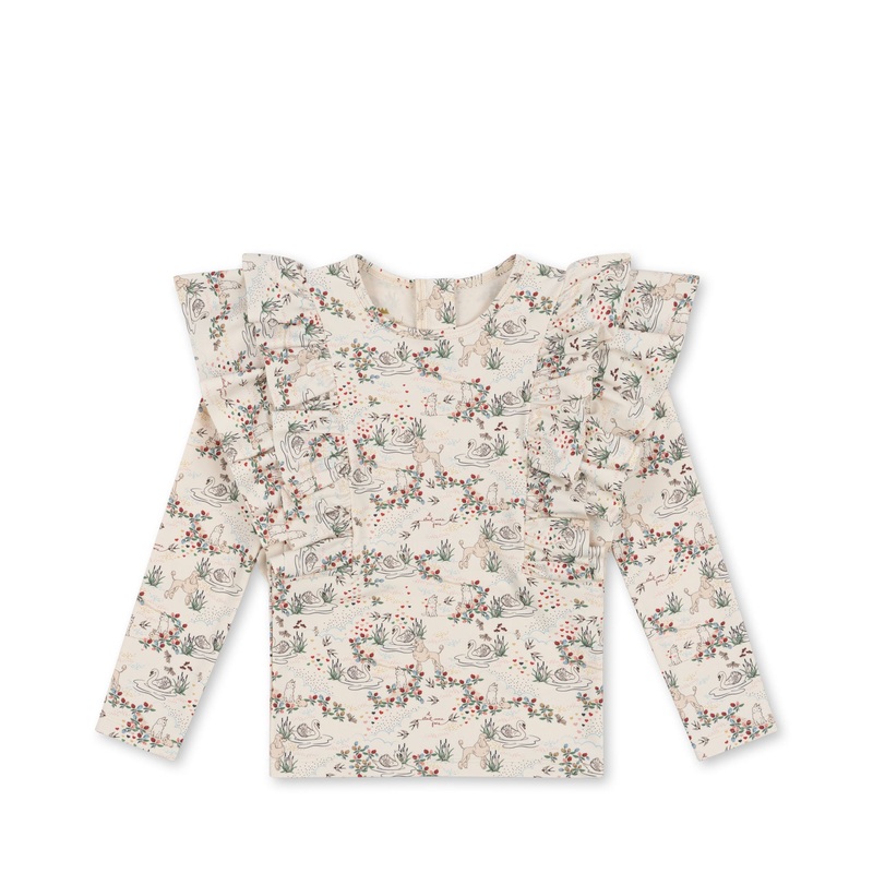 Konges Sljd Manuca Frill Swim Blouse Mizumi
