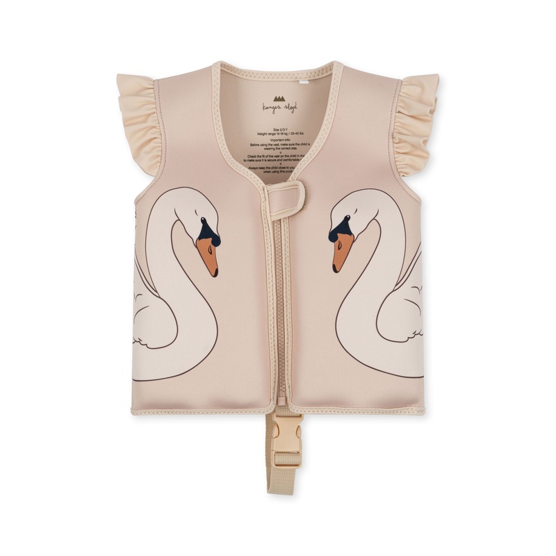 Konges Sljd Neoprene Float Vest Frill Swan
