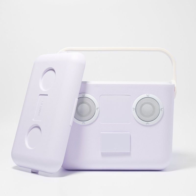 SUNNYLiFE Beach Cooler Box Sounds Speaker Rio Sun Pastel Lilac Cream