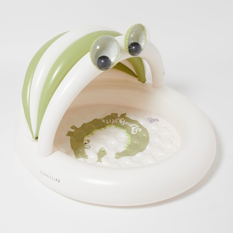SUNNYLiFE Kids Inflatable Pool Cookie The Croc Khaki