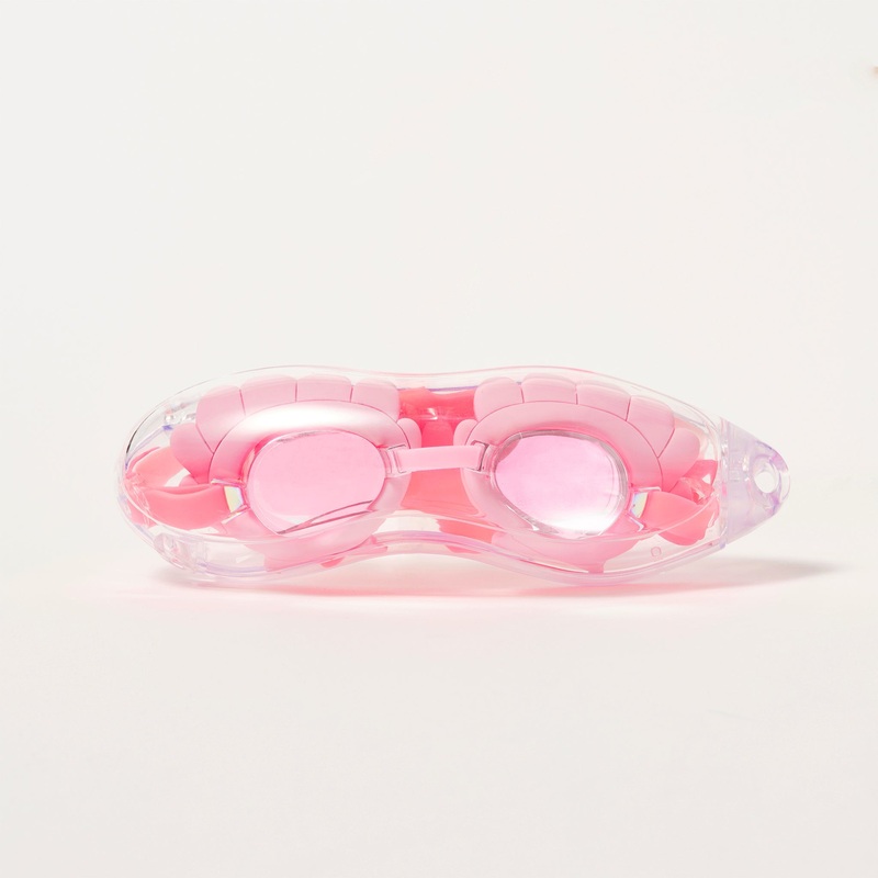 SUNNYLiFE Melody The Mermaid Mini Swim Goggles Neon Strawberry