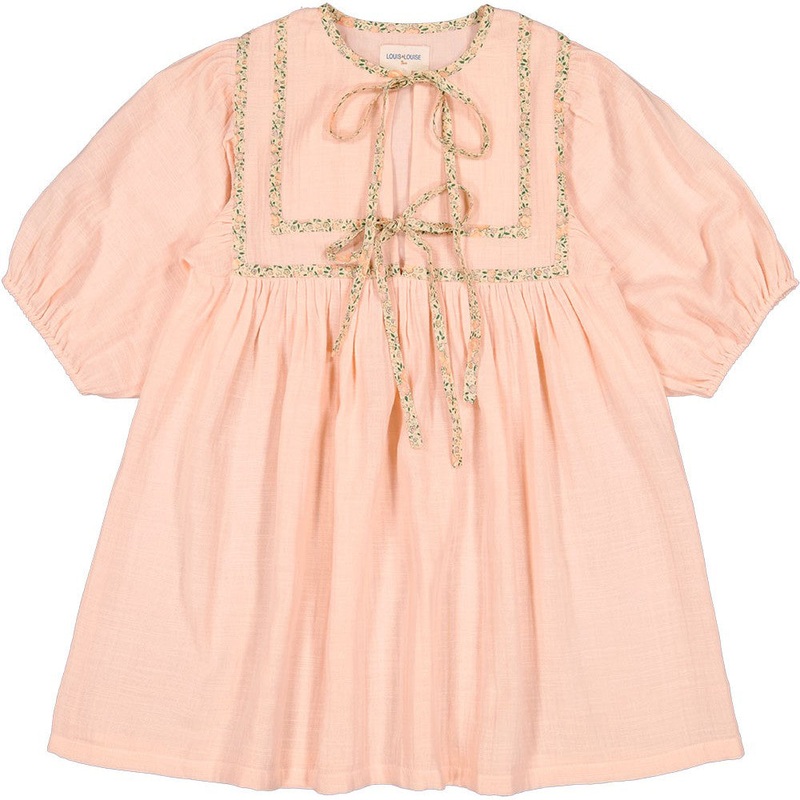 Louis Louise Dress Paula Cotton Double Gauze