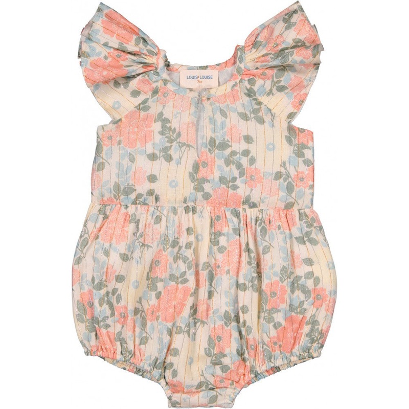 Louis Louise Overall Martina Stripe Lurex Vintage Flower