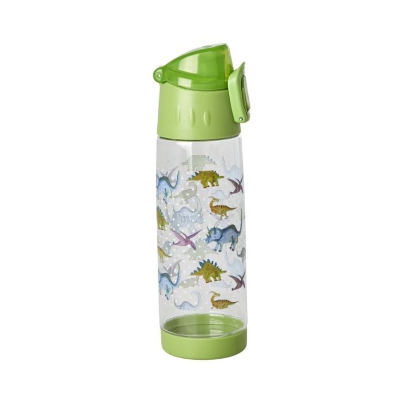 Rice DK Plastic Kids Drinking Bottle with New Dino Print - 500ml