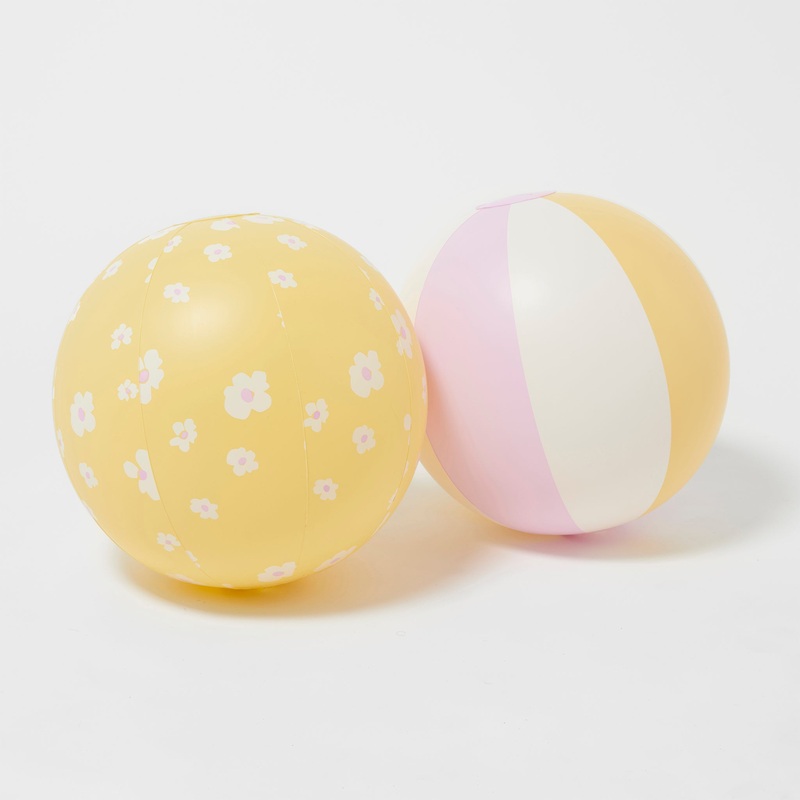 SUNNYLiFE Inflatable Beach Ball Set of 2 Princess Swan Multi