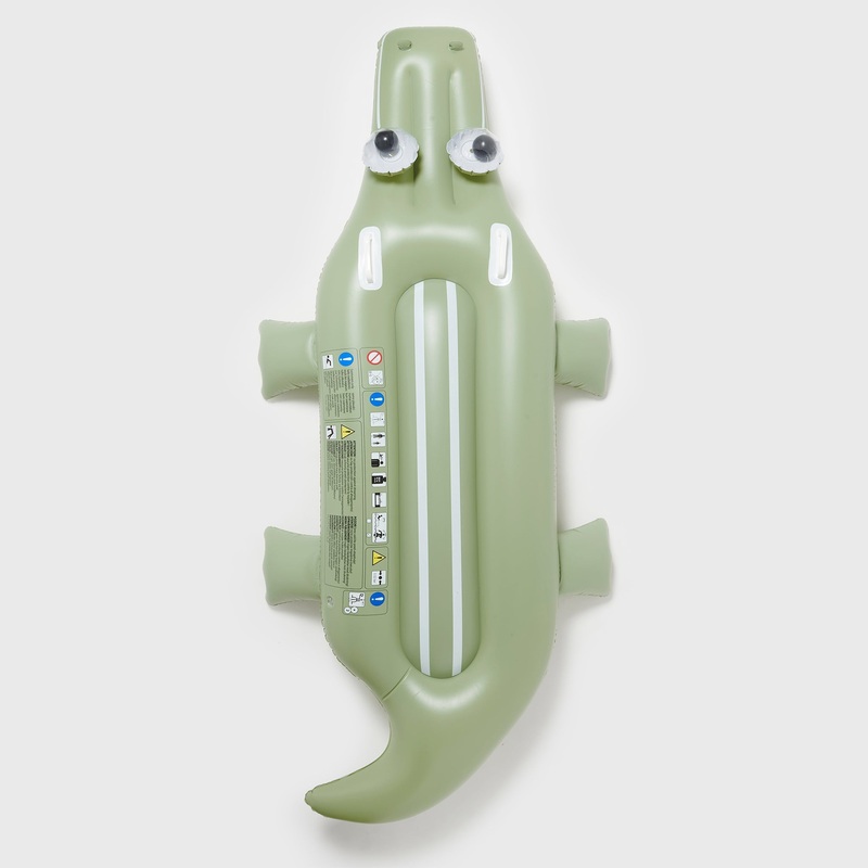 SUNNYLiFE Kids Lie-On Float Cookie The Croc Khaki