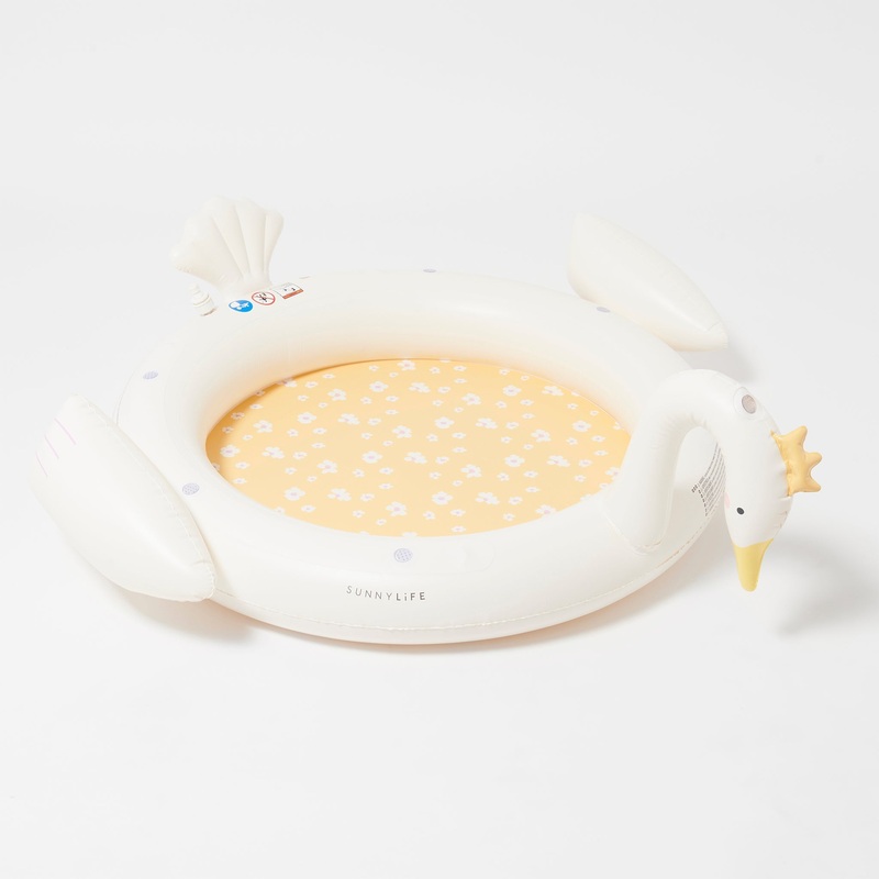 SUNNYLiFE Kids Sprinkler Mat Princess Swan Multi