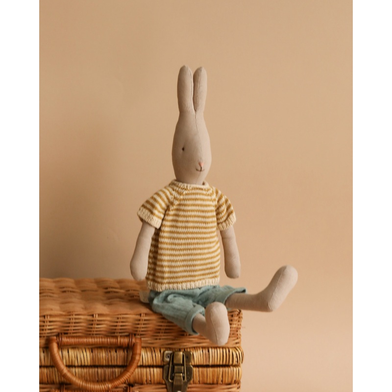 Maileg Rabbit, Size 3, Classic - Knitted Shirt and Pants