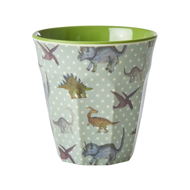 Rice DK Melamine Cup with New Dino Print - Medium - 250ml