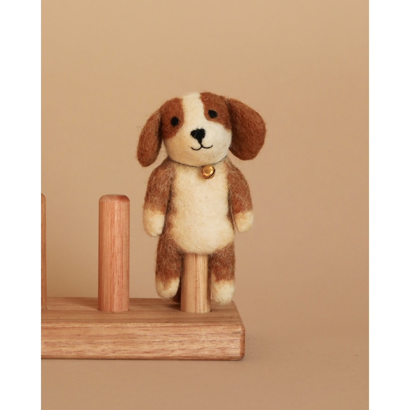 Cavalier King Charles Spaniel Dog Finger Puppet