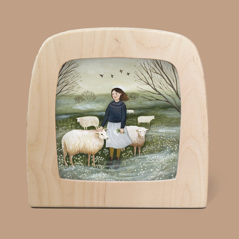 Silhouette Only - The Herderess Silhouette for Toverlux Lamp
