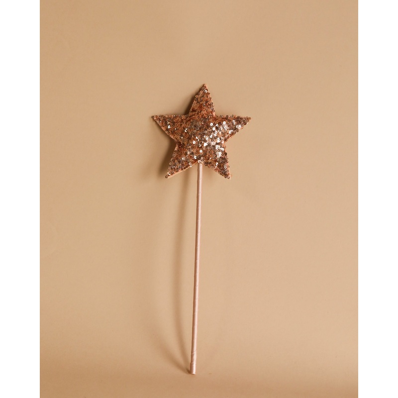Magic Wand - Pink Sequin Star