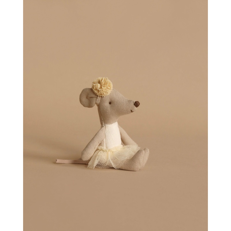 Maileg Ballerina Mouse - Little sister (Off White)