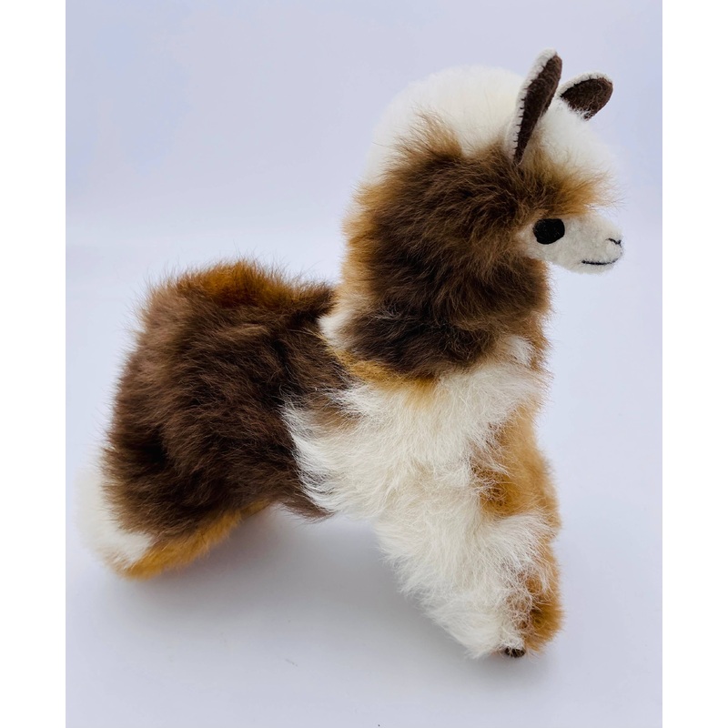 Fluffy Plush Llama Handmade in Peru
