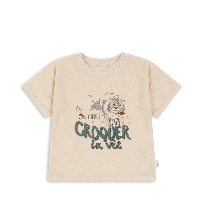 Konges Sljd Itty Tee GOTS Antique White