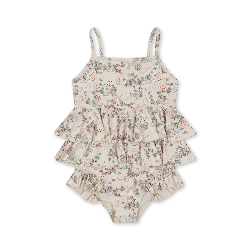 Konges Sljd Manuca Frill Swimsuit Mizumi