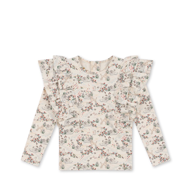 Konges Sljd Manuca Swim Frill Blouse Mizumi