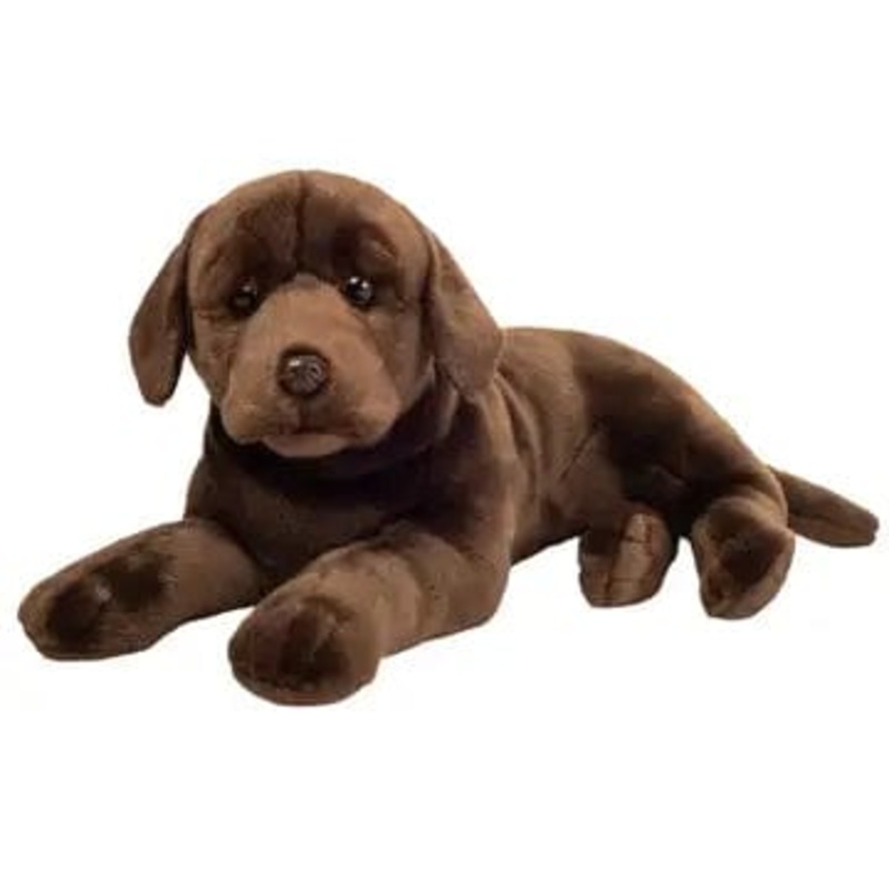 Large Floppy Chocolate Labrador Plush by Teddy Hermann 50cm