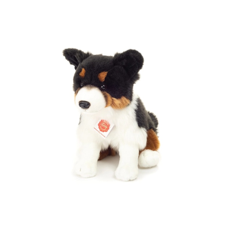 Tri-color Border Collie Eco Friendly Teddy Hermann 30cm