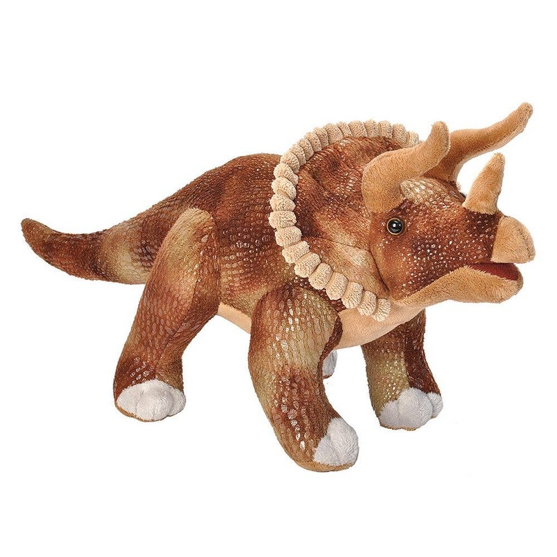 Triceratops Plush Stuffed Animal - 17"