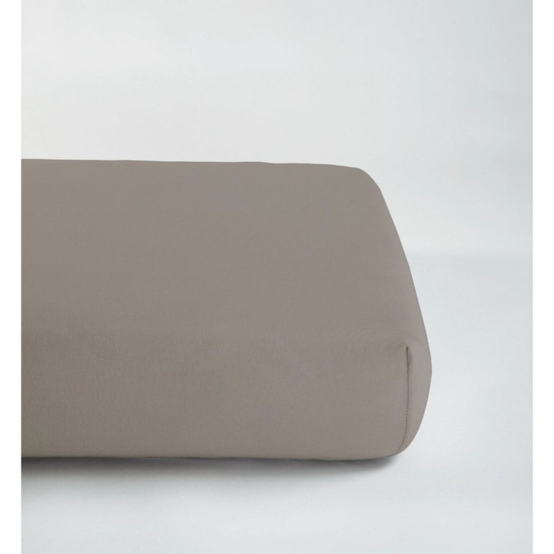 Kadolis Organic Cotton Fitted Sheet 70x140cm Dove Grey