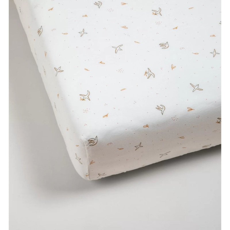 Kadolis Organic Cotton Fitted Sheet 90x200cm L'envole