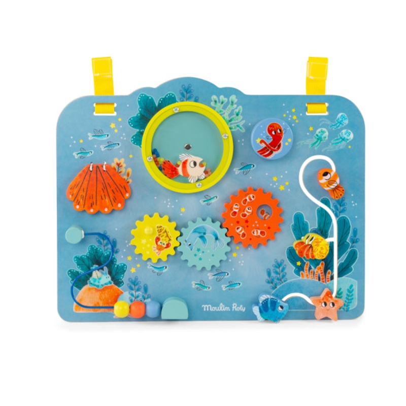 Moulin Roty Les Adventures De Paulie Wooden Activity Board