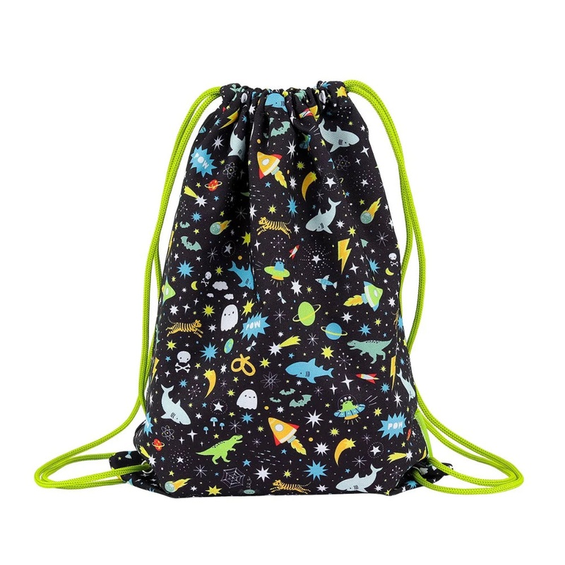 A Little Lovely Company Drawstring Bag: Galaxy