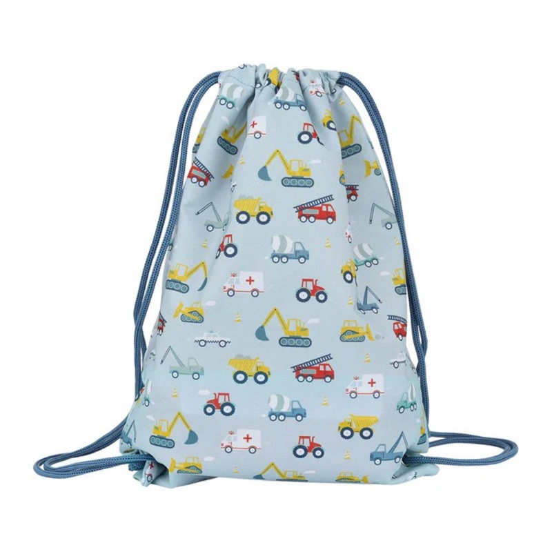 A Little Lovely Company Drawstring Bag: Vehicles