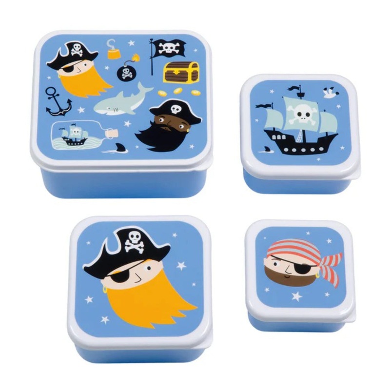 A Little Lovely Company Lunch & Snack Box Set: Pirates