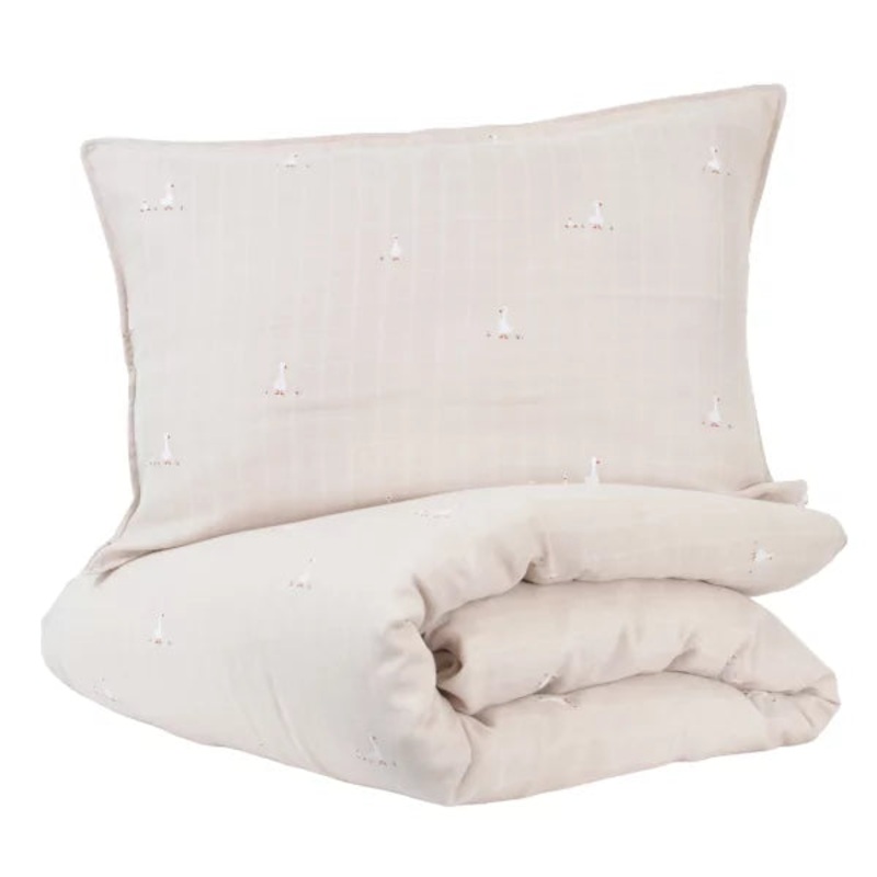 Little Crevette Nils Bedsheet Set Pillow Cover 40x60cm + Duvet Cover 100x140cm