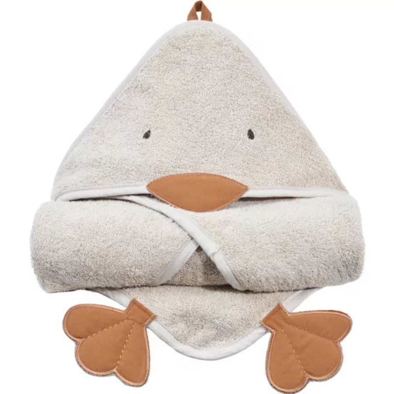 Little Crevette Nils Hooded Towel 75x75cm