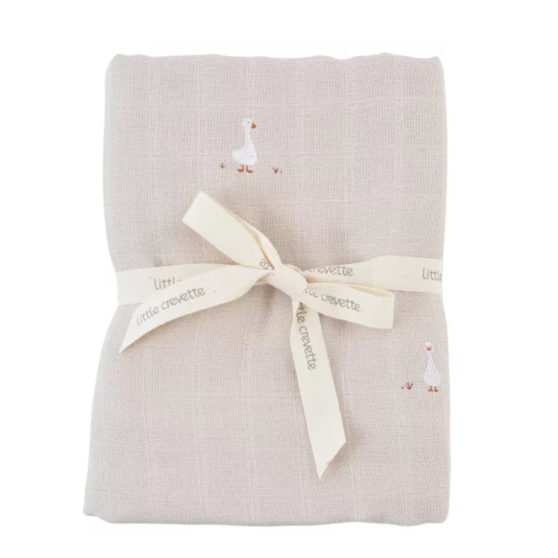 Little Crevette Nils Large Swaddle 120x120cm