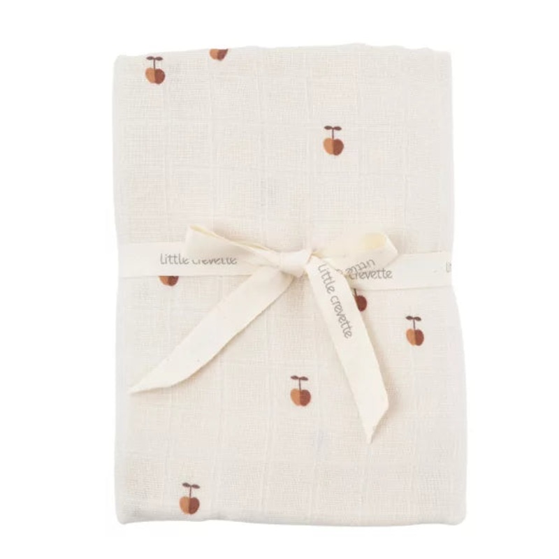 Little Crevette Pom Pouce Large Swaddle 120x120cm