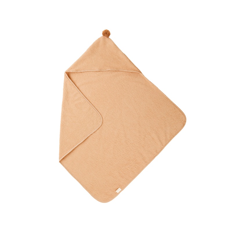 nobodinoz So Cute Baby Bath Cape Camel 73x73cm