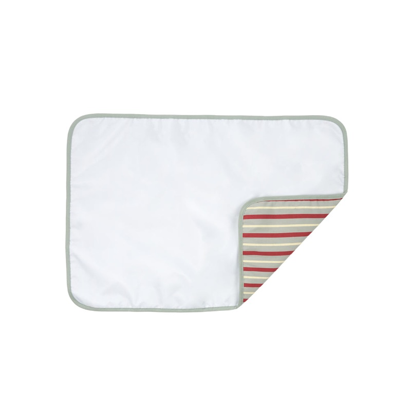 nobodinoz Stories Ltd Changing Pad Blue Red Stripes 45x65cm