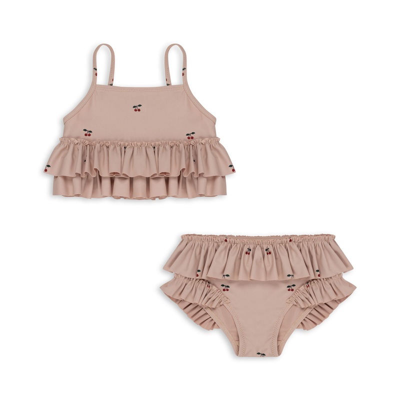 Konges Sljd Manuca Frill Bikini GRS Cherry Blush