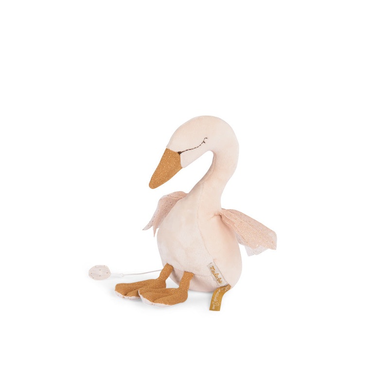 Moulin Roty La Petite Ecole De Danse Musical Swan Doll 21cm