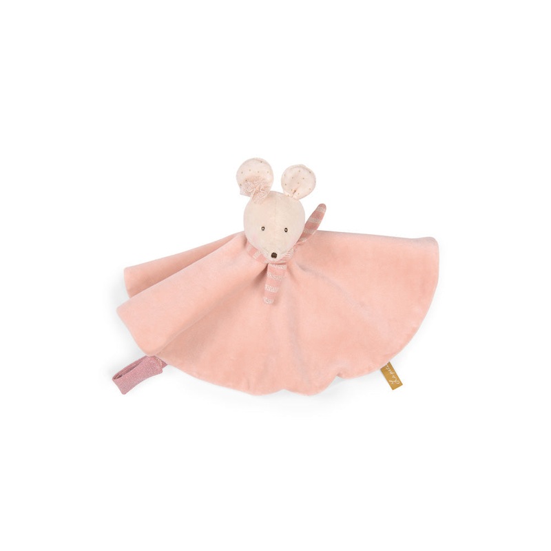 Moulin Roty La Petite Ecole De Danse Pink Mouse Baby Comforter
