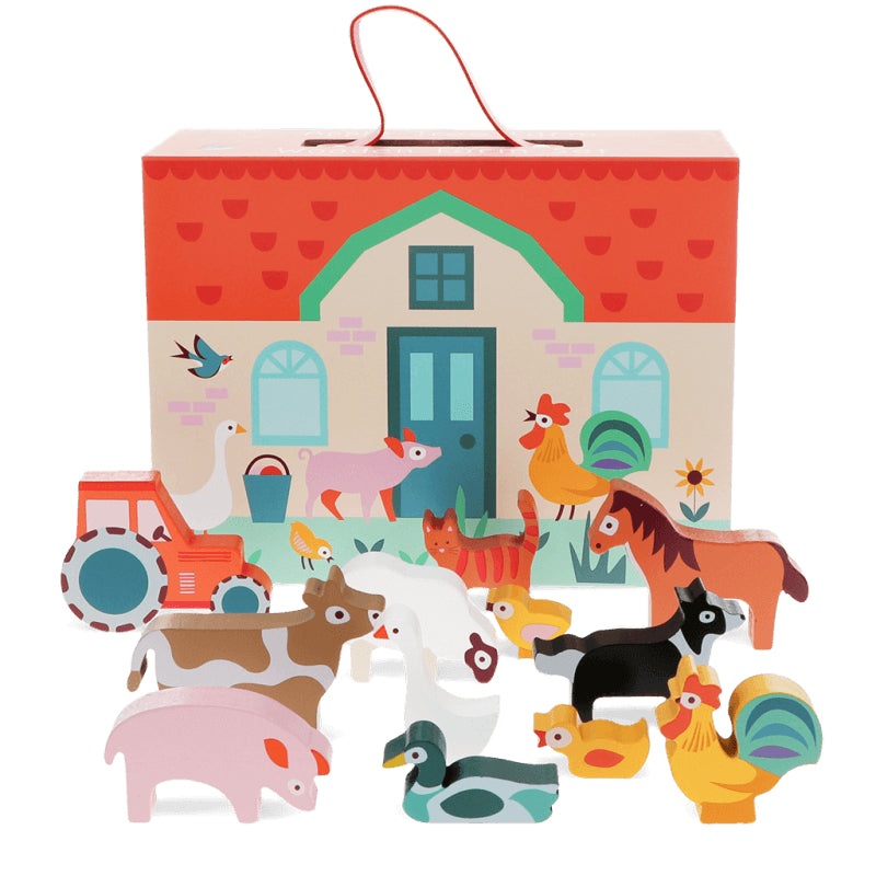 Rex Wooden Farm Playset